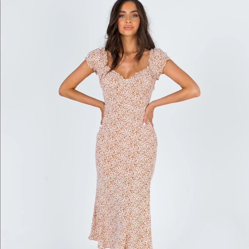 Princess Polly JUST LIKE HEAVEN MIDI DRESS NWT size 10